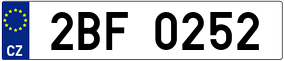 Truck License Plate